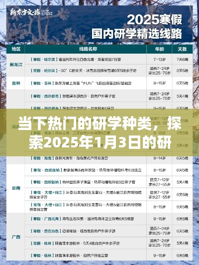 探索未来研学趋势，热门研学种类展望2025年