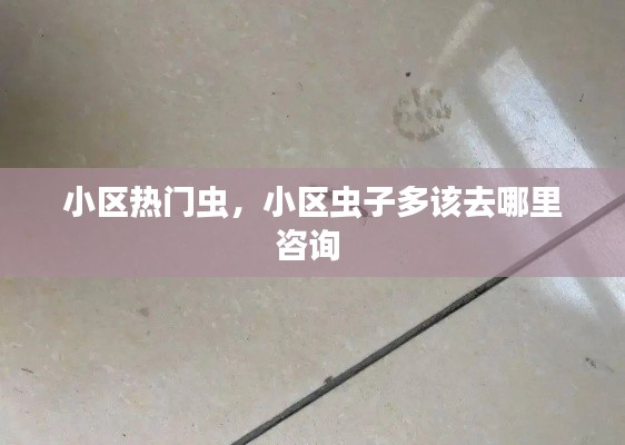 小区热门虫，小区虫子多该去哪里咨询 