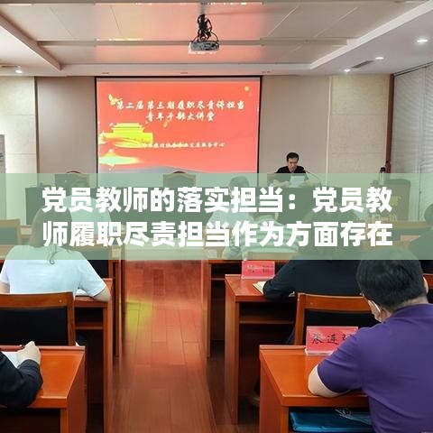党员教师的落实担当：党员教师履职尽责担当作为方面存在的问题 