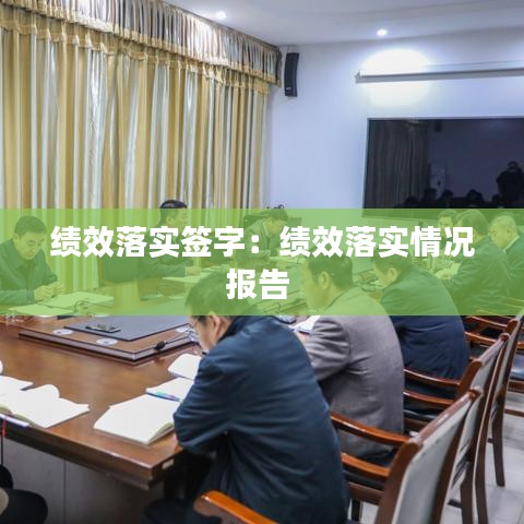 绩效落实签字：绩效落实情况报告 