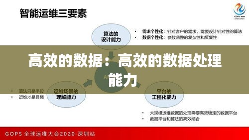 高效的数据：高效的数据处理能力 
