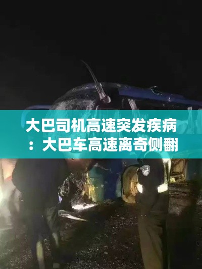 大巴司机高速突发疾病：大巴车高速离奇侧翻 