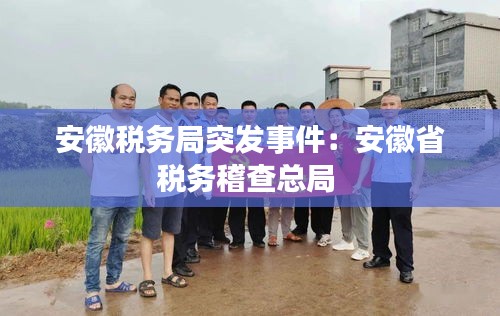 安徽税务局突发事件：安徽省税务稽查总局 