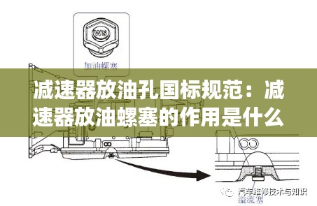 减速器放油孔国标规范：减速器放油螺塞的作用是什么?放油孔应开在哪个部位? 