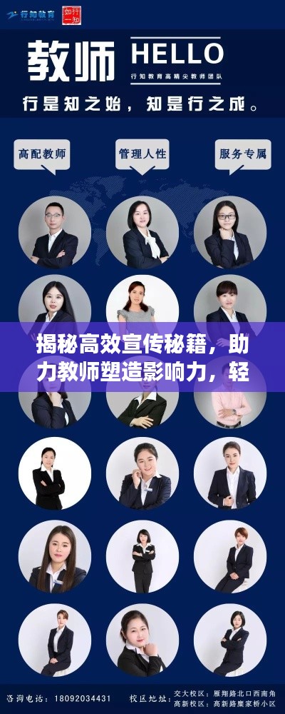 揭秘高效宣传秘籍，助力教师塑造影响力，轻松打造名师风采！
