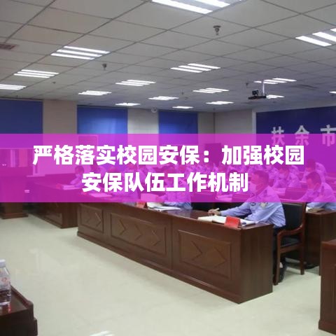 严格落实校园安保：加强校园安保队伍工作机制 