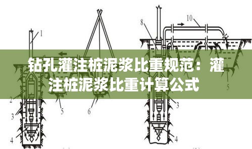 钻孔灌注桩泥浆比重规范：灌注桩泥浆比重计算公式 