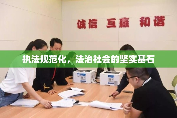 执法规范化，法治社会的坚实基石