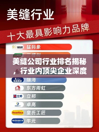 美缝公司行业排名揭秘,行业内顶尖企业深度解析